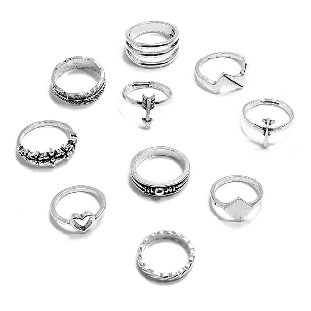 Boho-Chic Rings Set - Image 2