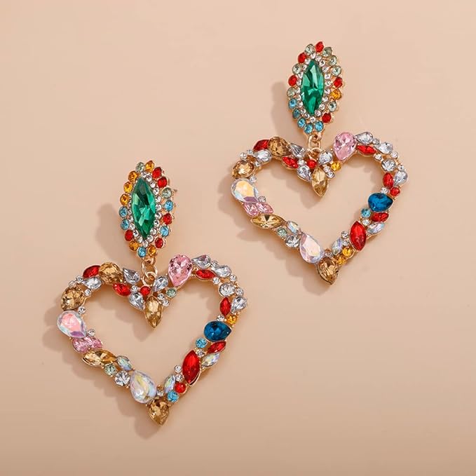 Crystal-Heart Earrings - Image 5