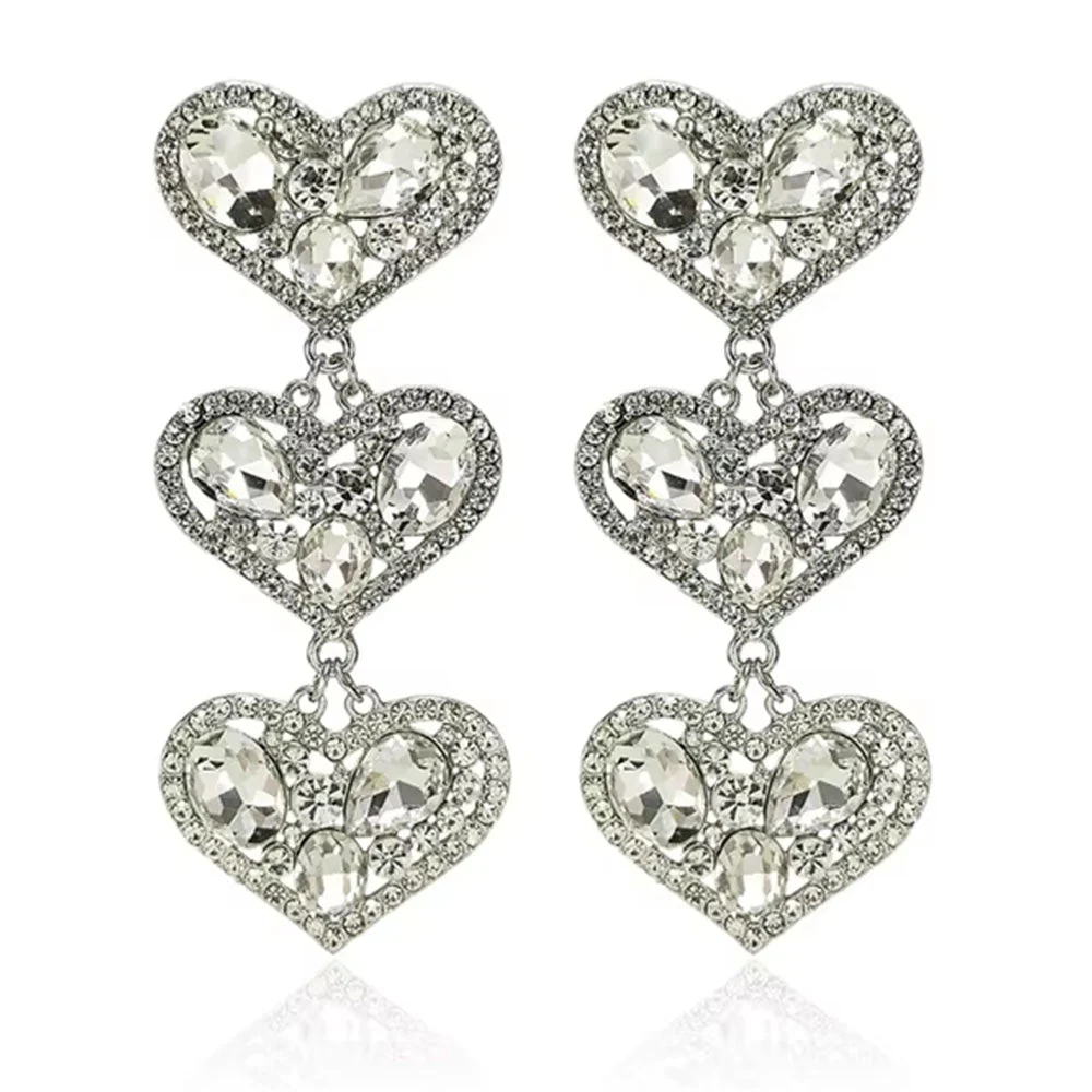 Triplets-Heart Earrings - Image 10