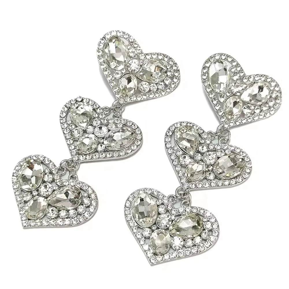 Triplets-Heart Earrings - Image 11